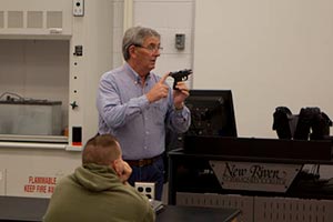 Hand gun safety class