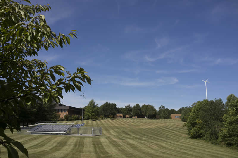 Photo of NRCC Campus Lawn Stripes