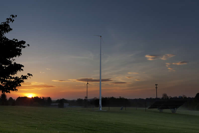 Photo of NRCC Campus at Sunrise