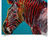 Zebra by Andy Warhol