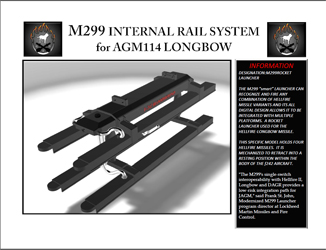 M299 Internal Rail System for AGM 114K Longbow