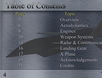 Table of Contents