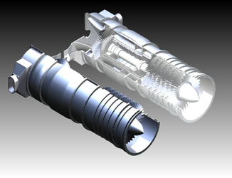 J-85 Turboshaft View