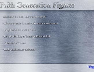 Fifth Generation Fighter