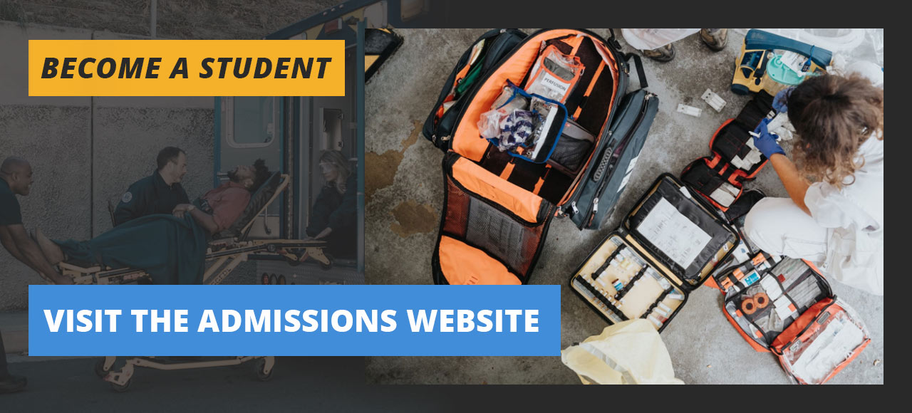 Visit Admissions to become a EMS Student