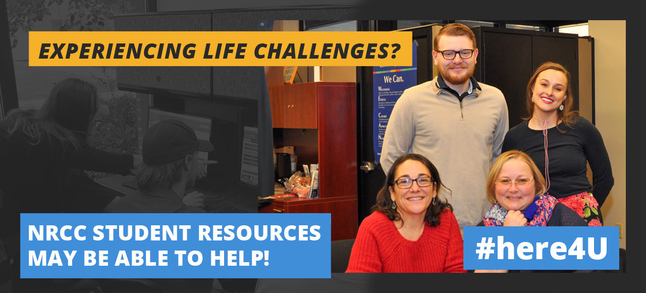 Slide photo of the advising center