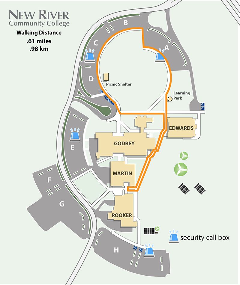 .61 Miles map