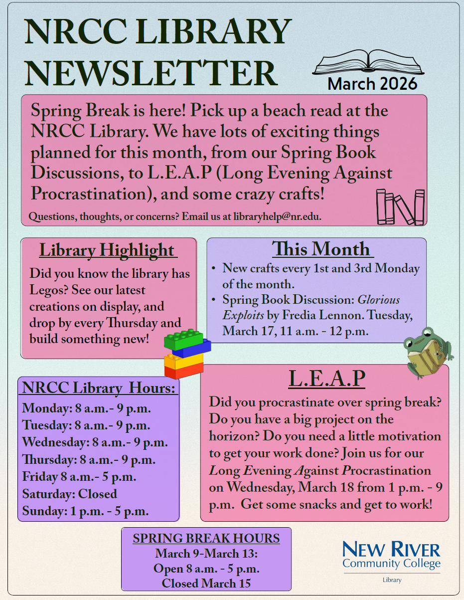 Newsletter for March 2026