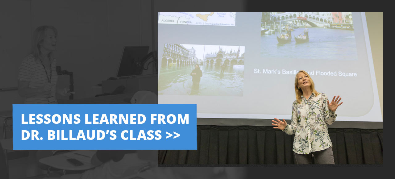 Lessons Learned From Dr. Billaud's Class 