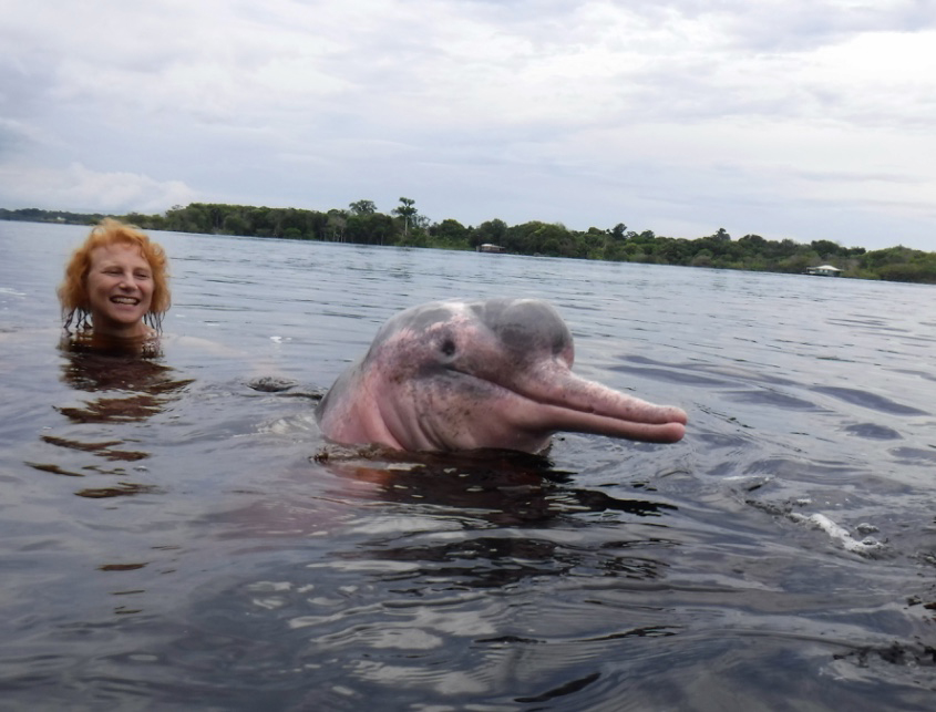 Cindy and dolphins