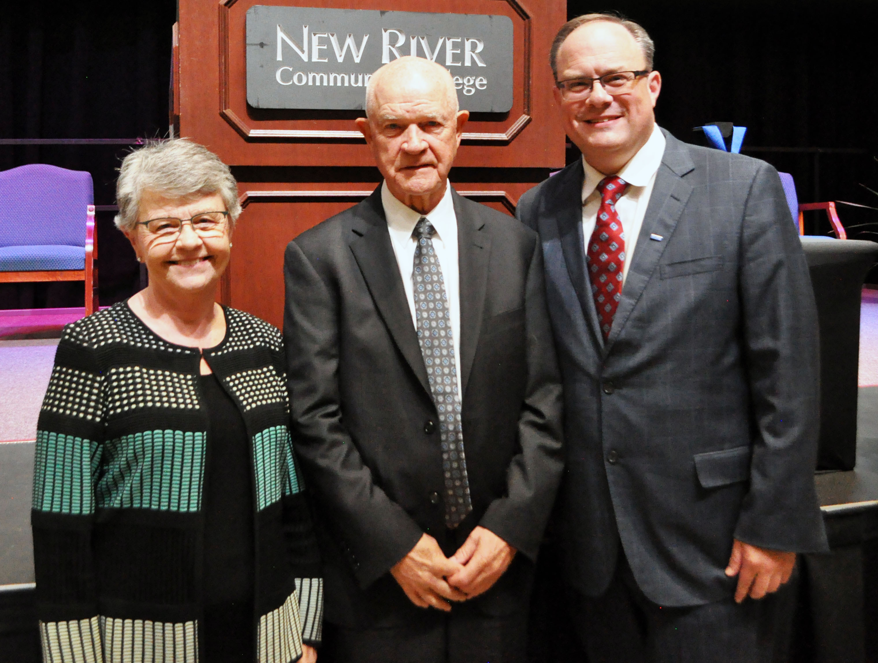 President Huber, Lewis and Brandon